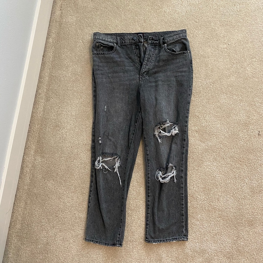 BDG Slim Straight High Waisted Jeans